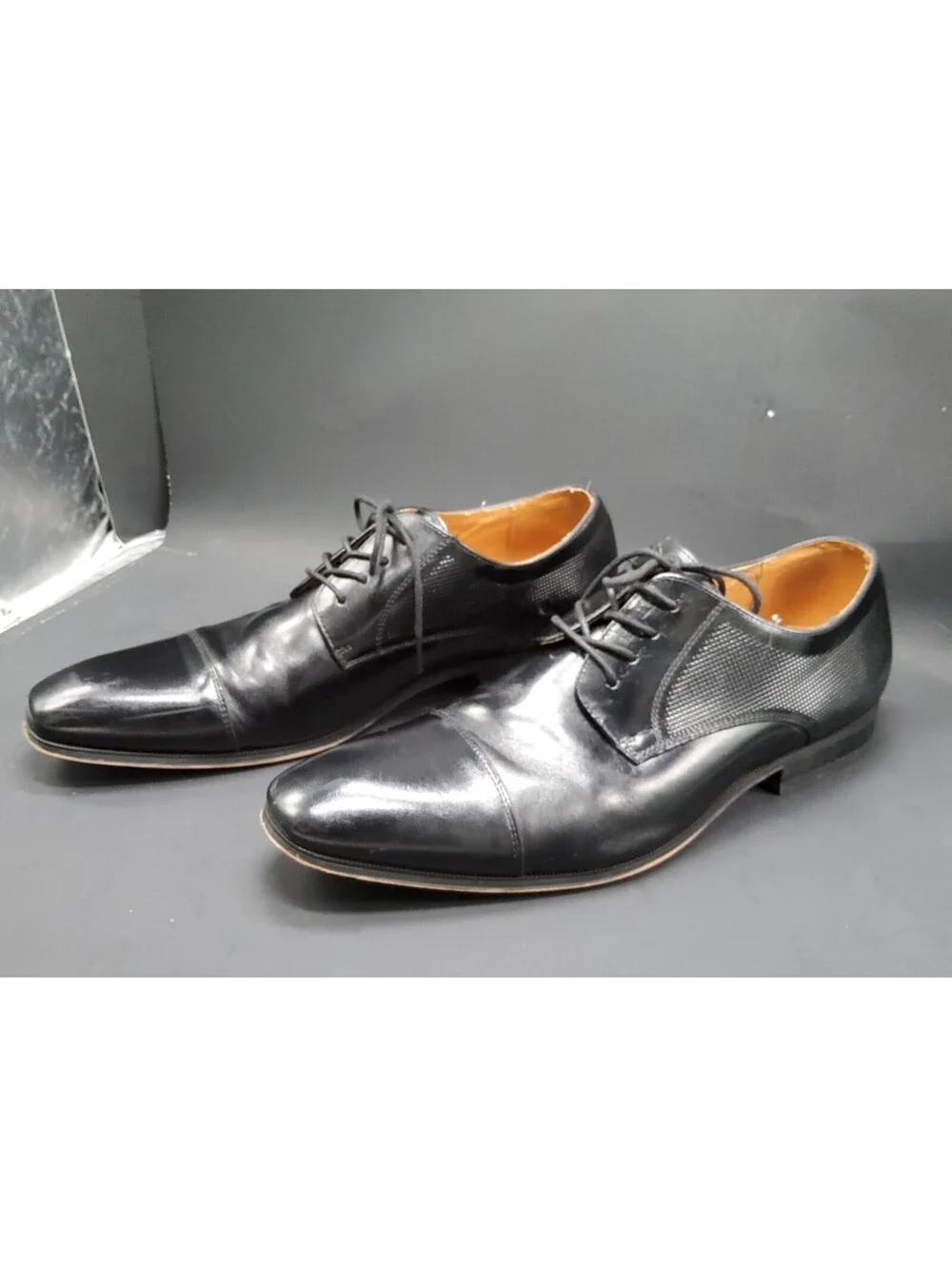 Florsheim Shoes Calipa Cap Toe Oxfords Men's Sz 11.5 Medium (D) Black